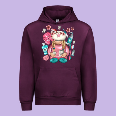 Dentist Gnome Urban Hoodie Designed By Nancycooperartshop