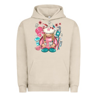 Pigment French Oak dentist gnome Urban Hoodie - NancyCooperArtShop