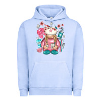 Pigment Grape Ice dentist gnome Urban Hoodie - NancyCooperArtShop