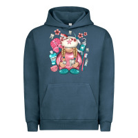 Pigment Midnight Navy dentist gnome Urban Hoodie - NancyCooperArtShop