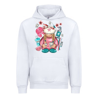 White dentist gnome Urban Hoodie - NancyCooperArtShop