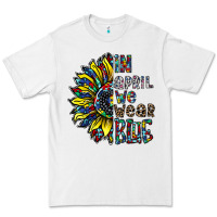 White autism sunflower Premium Tee - CowhideDigitalArt