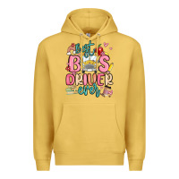 Antique Gold best bus driver ever Premium Hoodie - MaliasSmallBusiness