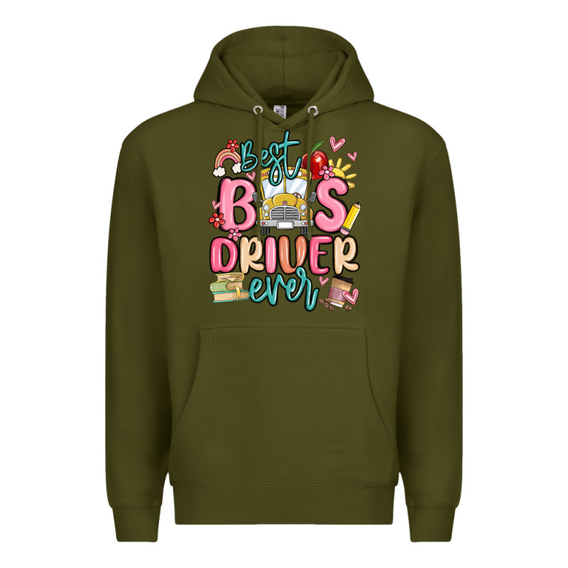 Best Bus Driver Ever Premium Hoodie by MaliasSmallBusiness | Teevron