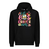 Black best bus driver ever Premium Hoodie - MaliasSmallBusiness