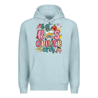 Blue Mist best bus driver ever Premium Hoodie - MaliasSmallBusiness