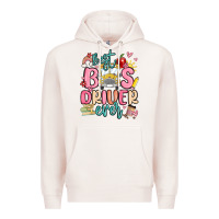 Pale Pink best bus driver ever Premium Hoodie - MaliasSmallBusiness