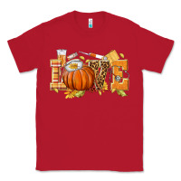 Red love nurse fall Classic Tee - texasbilliewilder