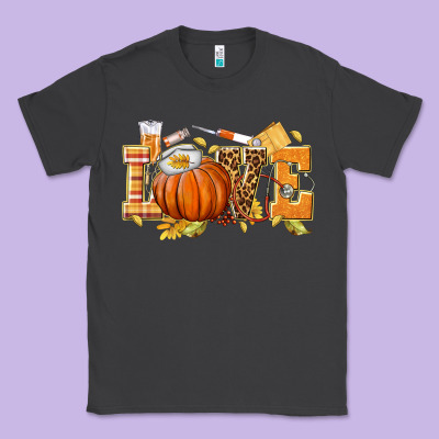 Love Nurse Fall Classic Tee Designed By Texasbilliewilder