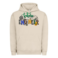 Pigment French Oak future engineer Urban Hoodie - NancyCooperArtShop