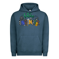 Pigment Midnight Navy future engineer Urban Hoodie - NancyCooperArtShop