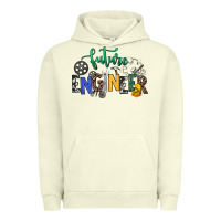 Pigment Pistachio future engineer Urban Hoodie - NancyCooperArtShop