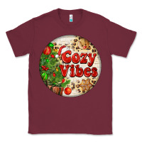 Burgundy Cozy vibes Classic Tee - FaDigitalArtStudio