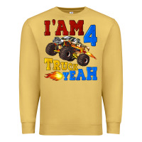 Antique Gold i'am four truck yeah Premium Sweatshirt - Artiststas