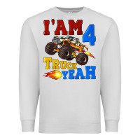 Dove Grey i'am four truck yeah Premium Sweatshirt - Artiststas