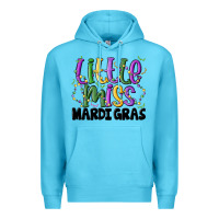 Ocean Blue little miss mardi gras Premium Hoodie - MaliasSmallBusiness