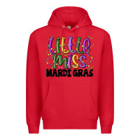 Red little miss mardi gras Premium Hoodie - MaliasSmallBusiness