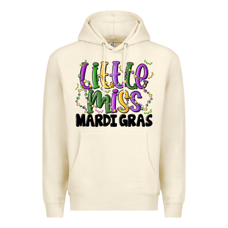Little Miss Mardi Gras Premium Hoodie by MaliasSmallBusiness | Teevron