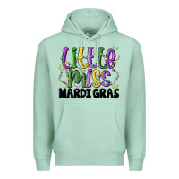 Seafoam little miss mardi gras Premium Hoodie - MaliasSmallBusiness