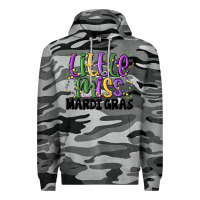 Slate Camo little miss mardi gras Premium Hoodie - MaliasSmallBusiness