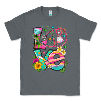 Charcoal Heather love summer nurse Classic Tee - texasbilliewilder
