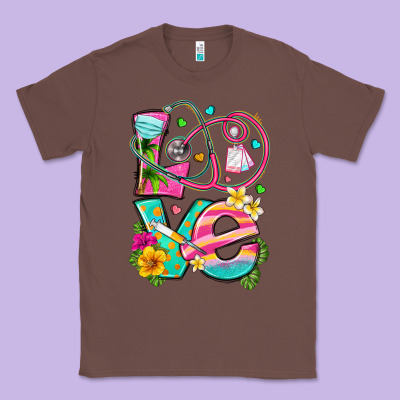 Love Summer Nurse Classic Tee Designed By Texasbilliewilder