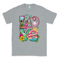 Heather Grey love summer nurse Classic Tee - texasbilliewilder