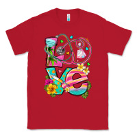 Red love summer nurse Classic Tee - texasbilliewilder