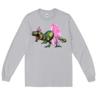 Moon Dust balerina t rex dinosaur with tutu Long Sleeve Tee - RanaPortraitStore