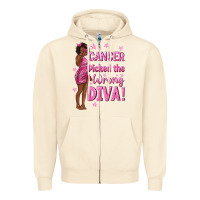 Cancer Picked The Wrong Diva With Black Woman Zipper Hoodie | Teevron