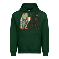 Forest Green i cant live laugh love in these conditions Urban Hoodie - MaliasSmallBusiness