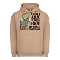Pigment Burro i cant live laugh love in these conditions Urban Hoodie - MaliasSmallBusiness