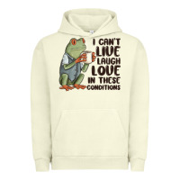 Pigment Pistachio i cant live laugh love in these conditions Urban Hoodie - MaliasSmallBusiness