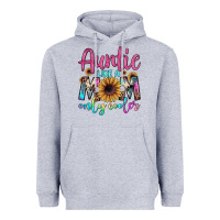 Heather Grey auntie like a mom Heavyweight Hoodie - JahusDesignShop