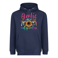 Navy auntie like a mom Heavyweight Hoodie - JahusDesignShop