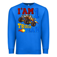 True Royal i'am one truck yeah Premium Sweatshirt - Artiststas