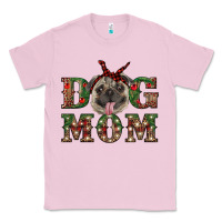 Bubblegum Pink christmas pug mom Classic Tee - RanaPortraitStore