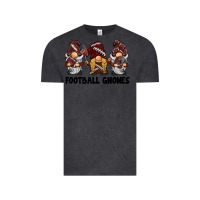 Vintage Black football gnomes Vintage Tee - BarkalooDesign