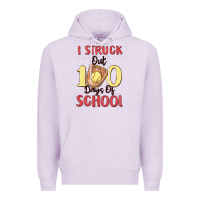 Lilac i struck out 100 days of school Premium Hoodie - MaliasSmallBusiness