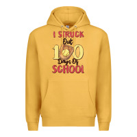 Mustard i struck out 100 days of school Premium Hoodie - MaliasSmallBusiness