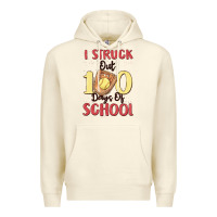 Sandshell i struck out 100 days of school Premium Hoodie - MaliasSmallBusiness