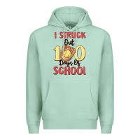 Seafoam i struck out 100 days of school Premium Hoodie - MaliasSmallBusiness