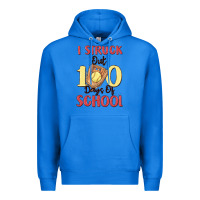 True Royal i struck out 100 days of school Premium Hoodie - MaliasSmallBusiness