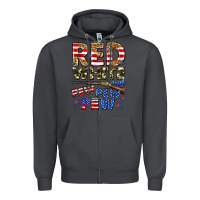 Smoke red white and pew pew pew Zipper Hoodie - Zillion Design Studio