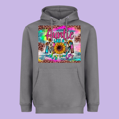 Auntie Like A Mom Heavyweight Hoodie Designed By Jahusdesignshop