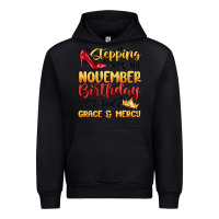 Black stepping into my november birthday Urban Hoodie - MaliasSmallBusiness