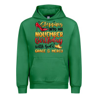 Emerald stepping into my november birthday Urban Hoodie - MaliasSmallBusiness
