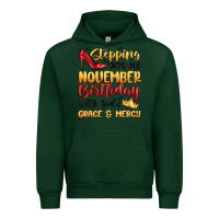 Forest Green stepping into my november birthday Urban Hoodie - MaliasSmallBusiness