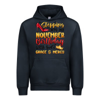 Navy stepping into my november birthday Urban Hoodie - MaliasSmallBusiness