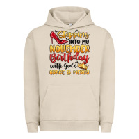 Pigment French Oak stepping into my november birthday Urban Hoodie - MaliasSmallBusiness